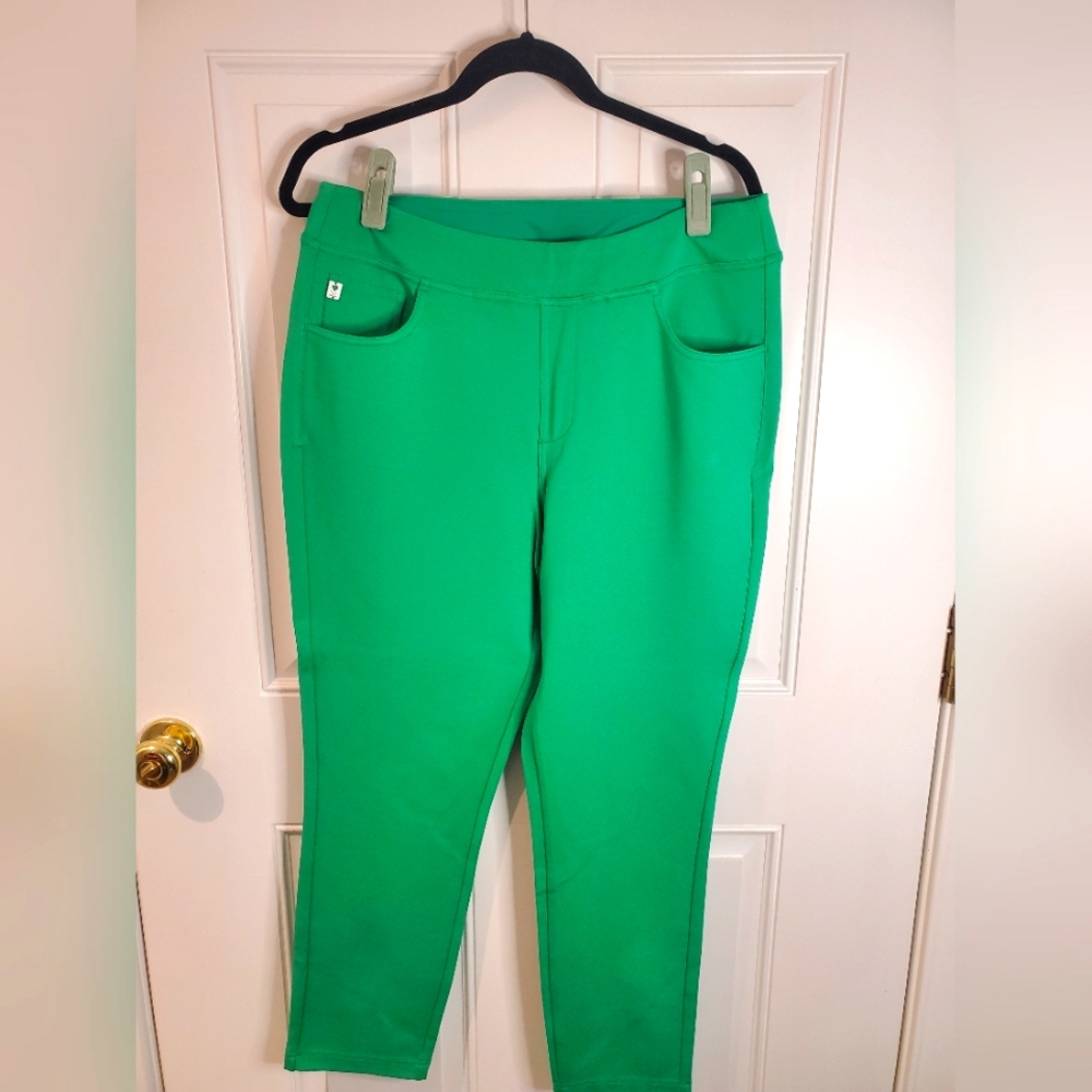 Belle By Kim Gravel Tall Ponte 5 Pocket Slim Cropped Pants